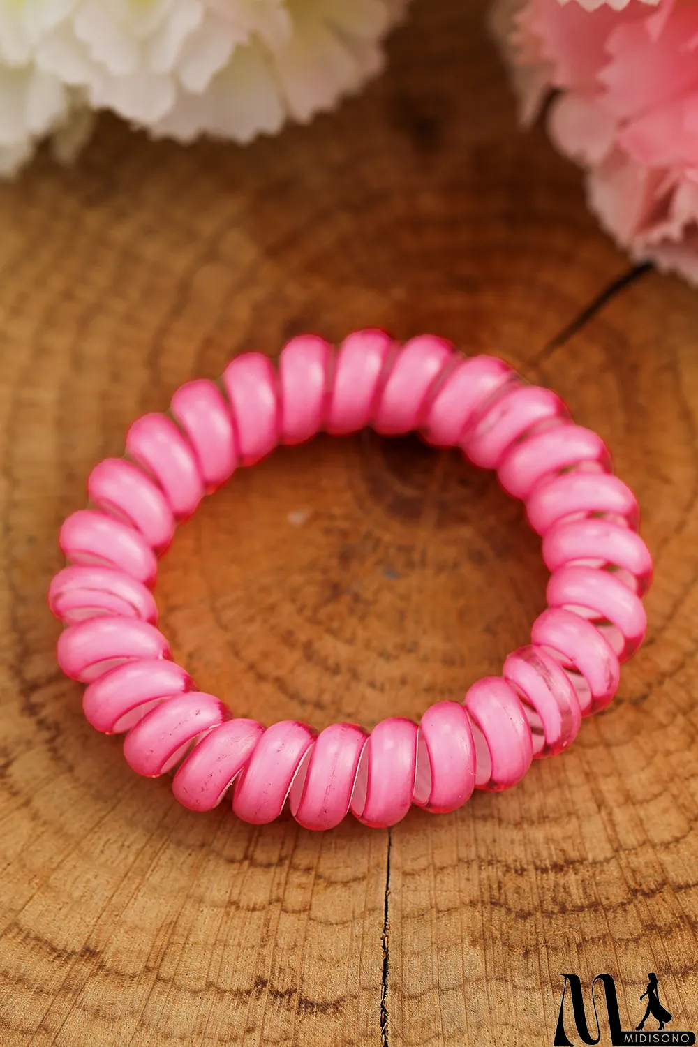 MidiSono - Rose Crystal Telephone Wire Hairpin (single)