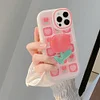 Lovely Pink Tulip Phone Case with Holder for iPhone 7-14