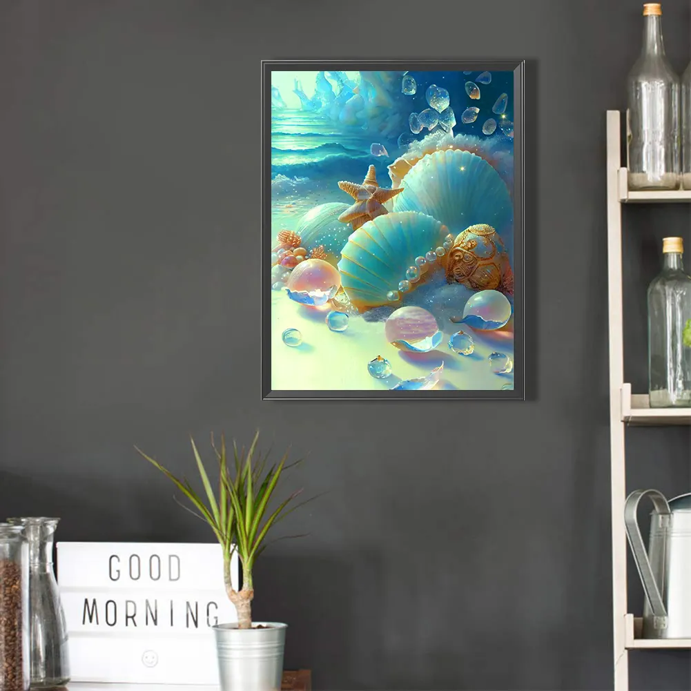 Diamond Painting - Full Round Drill - Beach(30*40cm)