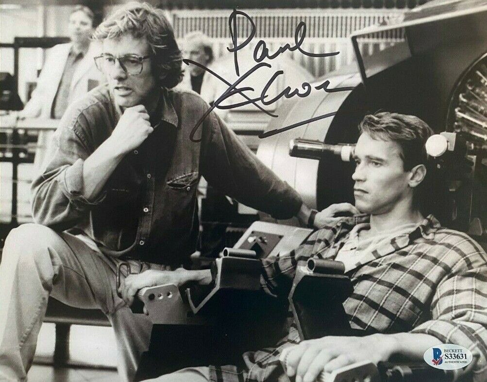 Paul Verhoeven signed autographed 8x10 Photo Poster painting Total Recall Schwarzenegger COA