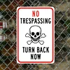 Warning No Trespassing - Vintage Metal Signs(12*16Inch) - Warning