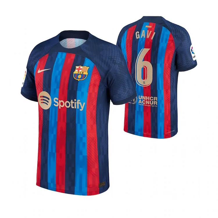 FC Barcelona Gavi 6 Heimtrikot Kinder 2022-2023 (Mit Shorts)