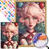 uk.everydayedeals (Limited Stock)Diamond Painting - Round AB Drills - Ice Cream Girl(45*65cm)