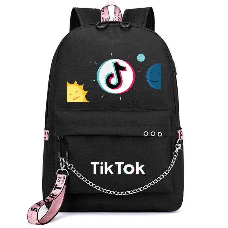 Buzzdaisy Tik Tok Sun Moon Backpack for Men Travel Hiking Laptop Backpack for Women School Boys and Girls Bag Student