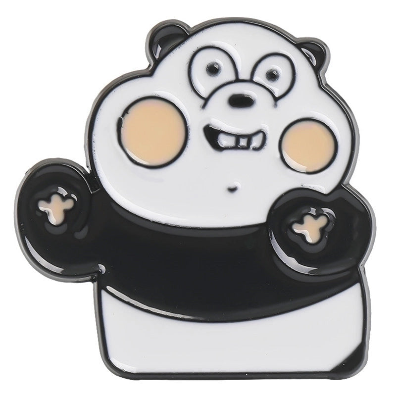 Cartoon Style Cute Cowboy Style Animal Alloy Stoving Varnish Plating Kid’s Unisex Brooches Collar Pin