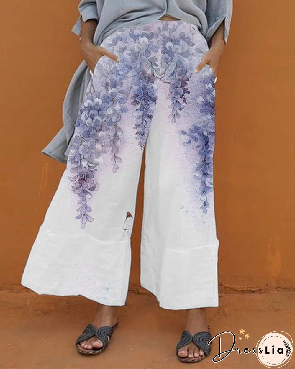 Floral Print Casual Hot Spring New Designer Women's Pants