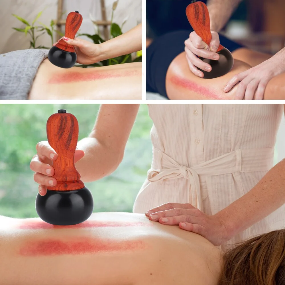 Electric Gua Sha Stone Massager - Hot Stone Massager Therapy