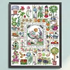 Mary'S Garden-14CT Counted Cross Stitch 40*49cm/15.75*19.29in