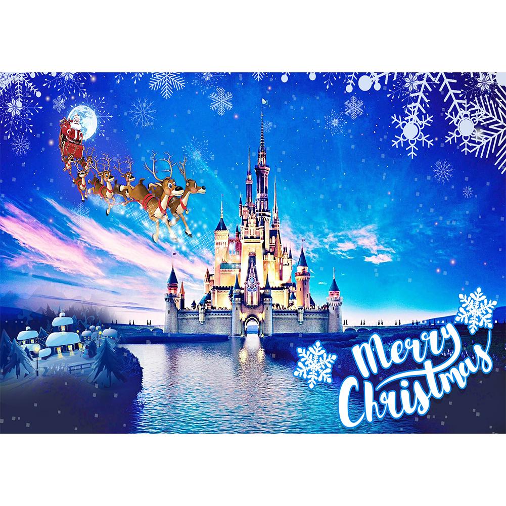 

Christmas Castle-Round Drill Diamond Painting-40*30CM, 501 Original