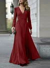 Fashion Bandage V-Neck Maxi Dresses