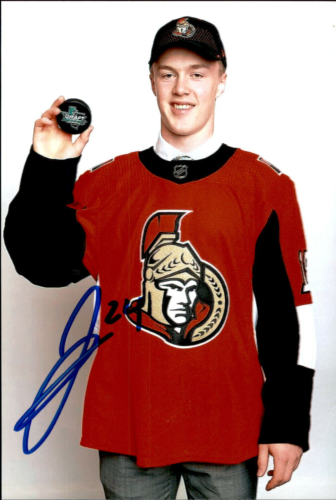 Jacob Bernard-Docker SIGNED autographed 4x6 Photo Poster painting OTTAWA SENATORS #11