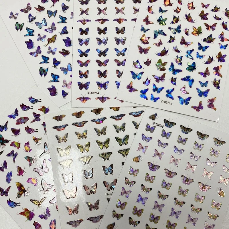 3D Nail Art Stickers Neon Curve Stripe Lines Tips Decals Self Adhesive Striping Transfer Tape Nail Foil DIY Manicure Accessories-Nail Inspo