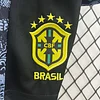 2024 Brazil Special Edition Jesus Black Gray Soccer Jersey Kids Size