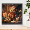 Christmas Gift Bear - Round AB Drills Diamond Painting(45x45cm)