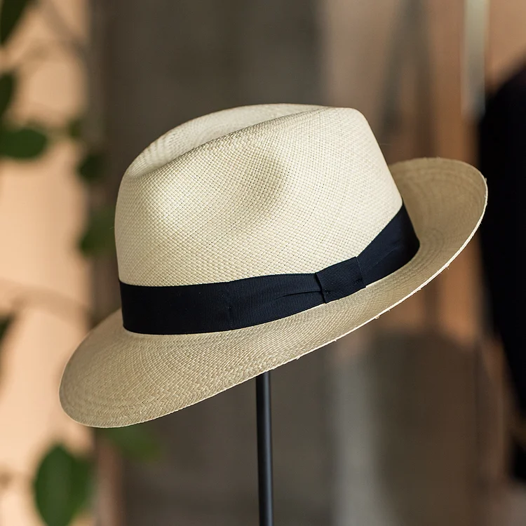 【Perfect Gift For Father】Ecuador imported senior Panama straw hat