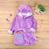 Winter Kid Baby Boy Girl Cartoon Robe Bathrobe Sleepwear Pajamas