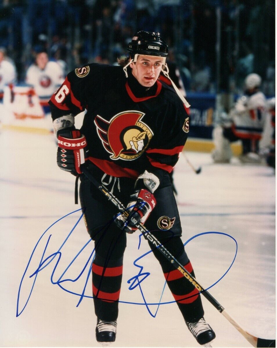 Radek Bonk Signed Autographed 8X10 Photo Poster painting Ottawa Senators Warm Up w/COA