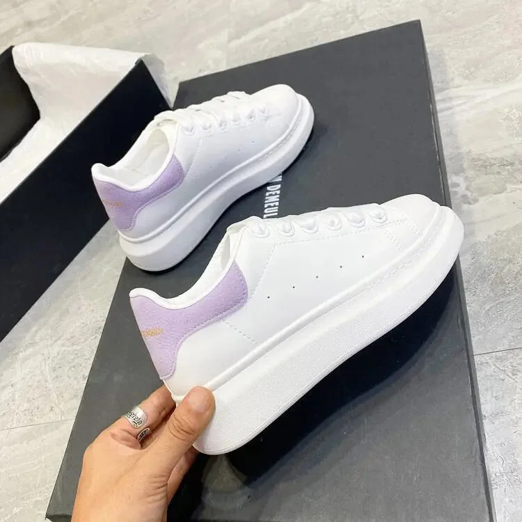 Breakj Women Causal Shoes Brand Spring Designer Wedges White Sneakers Platform Tenis Feminino Trainers Female Walking Vulcanized Shoes