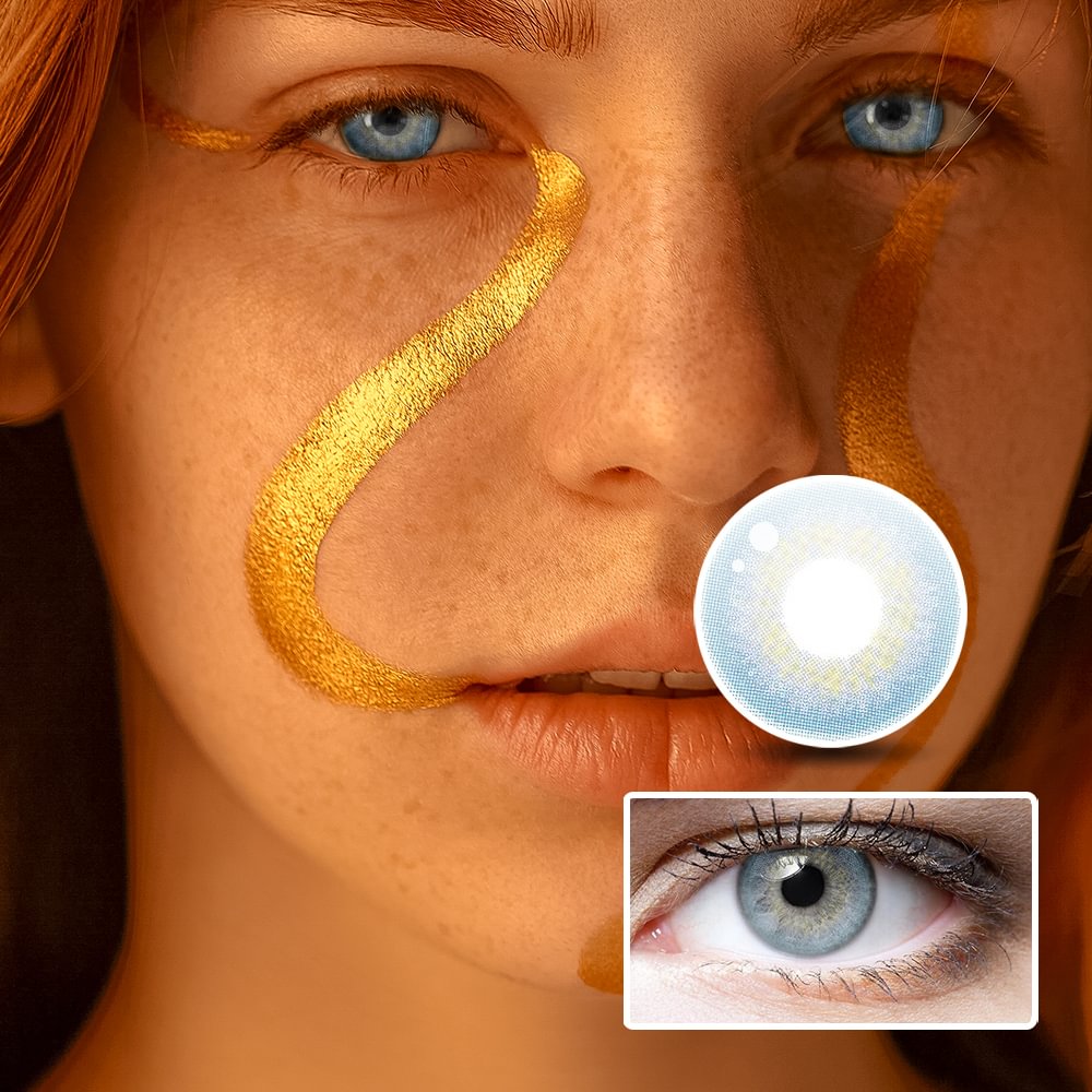 Hepburn Grey Colored Contact Lenses