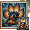 Dog Paw-11CT Stamped Cross Stitch 45*45cm tapestrymarket