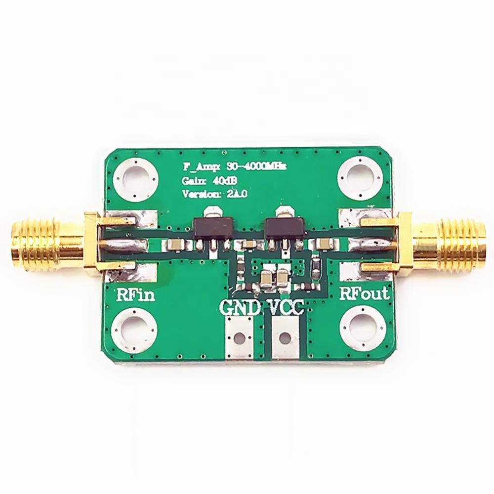 30-4000MHz 40dB Gain Wide Dynamic Range RF Signal Amplifier Broadband Amp High Frequency Amplifier Circuit