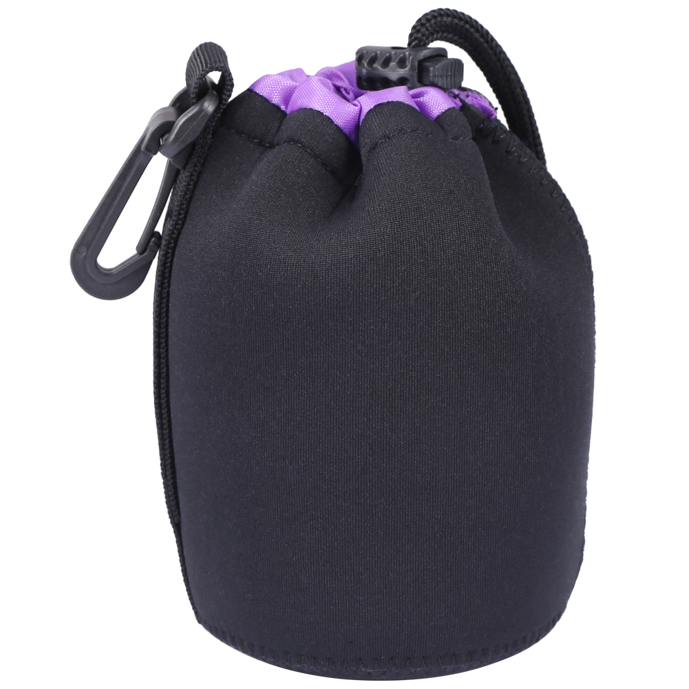 

Neoprene DSLR Camera Lens Pouch Drawstring Waterproof Shockproof Soft Bag, 501 Original