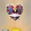 &Eacute;tag&egrave;re d&rsquo;angle papillon en acrylique - D&eacute;coration artisanale 5d