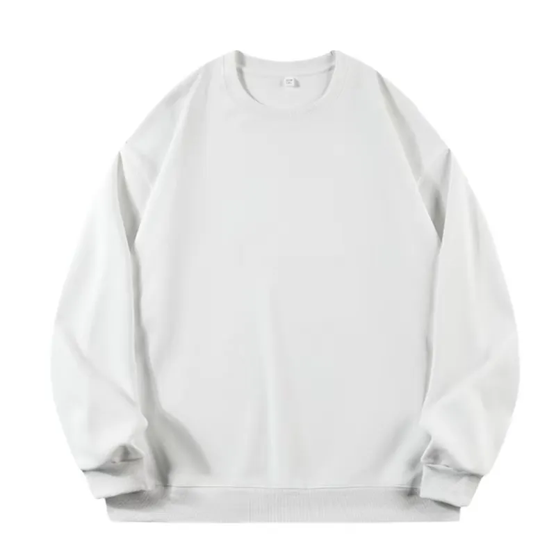 2026 American-style Autumn/Winter Solid Color Casual Everyday Couples Crewneck Pullover Long Sleeve Sweatshirt