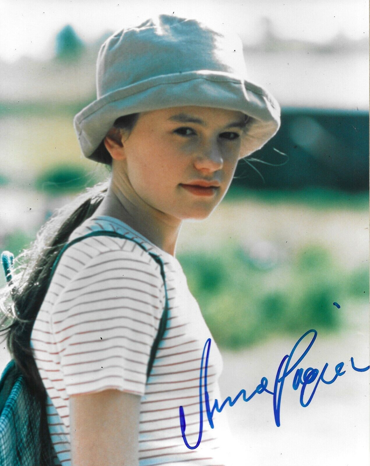 Anna Paquin Signed Fly Away Home 10x8 Photo Poster painting AFTAL