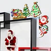 (US Local)Christmas Tree Santa Claus Snowman Diamond Painting Door Corner Sign for Home