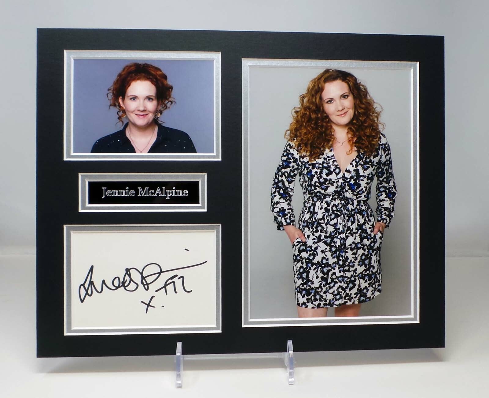 Jennie McALPINE Signed Mounted Photo Poster painting Display AFTAL RD COA Fiz Coronation Street