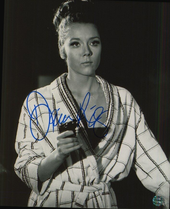 DIANA RIGG Autographed Original 8x10 Photo Poster painting LOA TTM