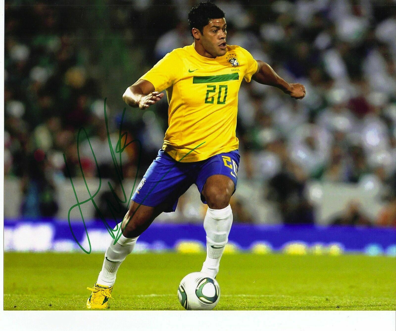 HULK Signed 10X8 Photo Poster painting Genuine BRAZIL Autograph AFTAL COA (1288)