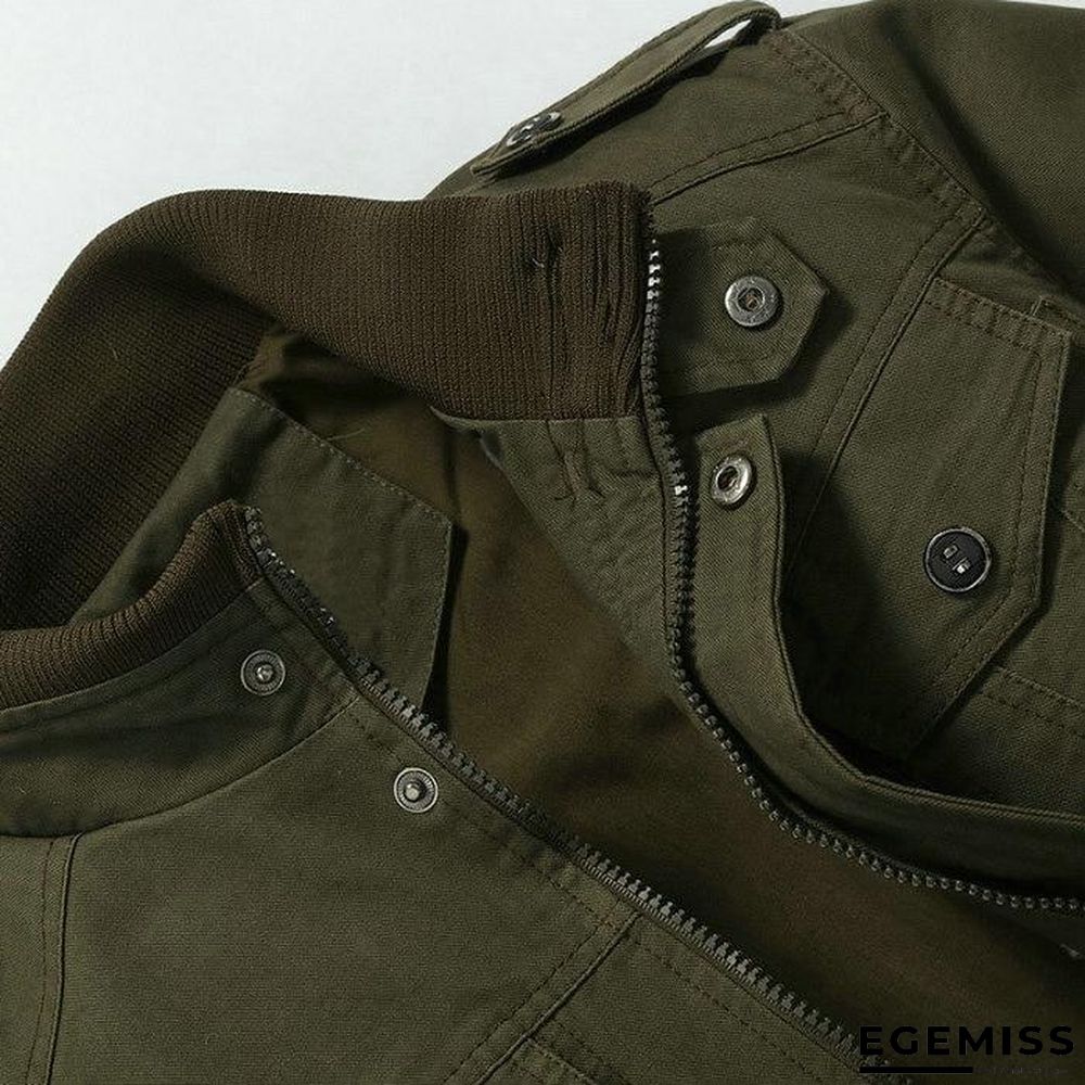 Bomber Jackets Coats Men Cotton Casual Workout Military Jacket Men | EGEMISS