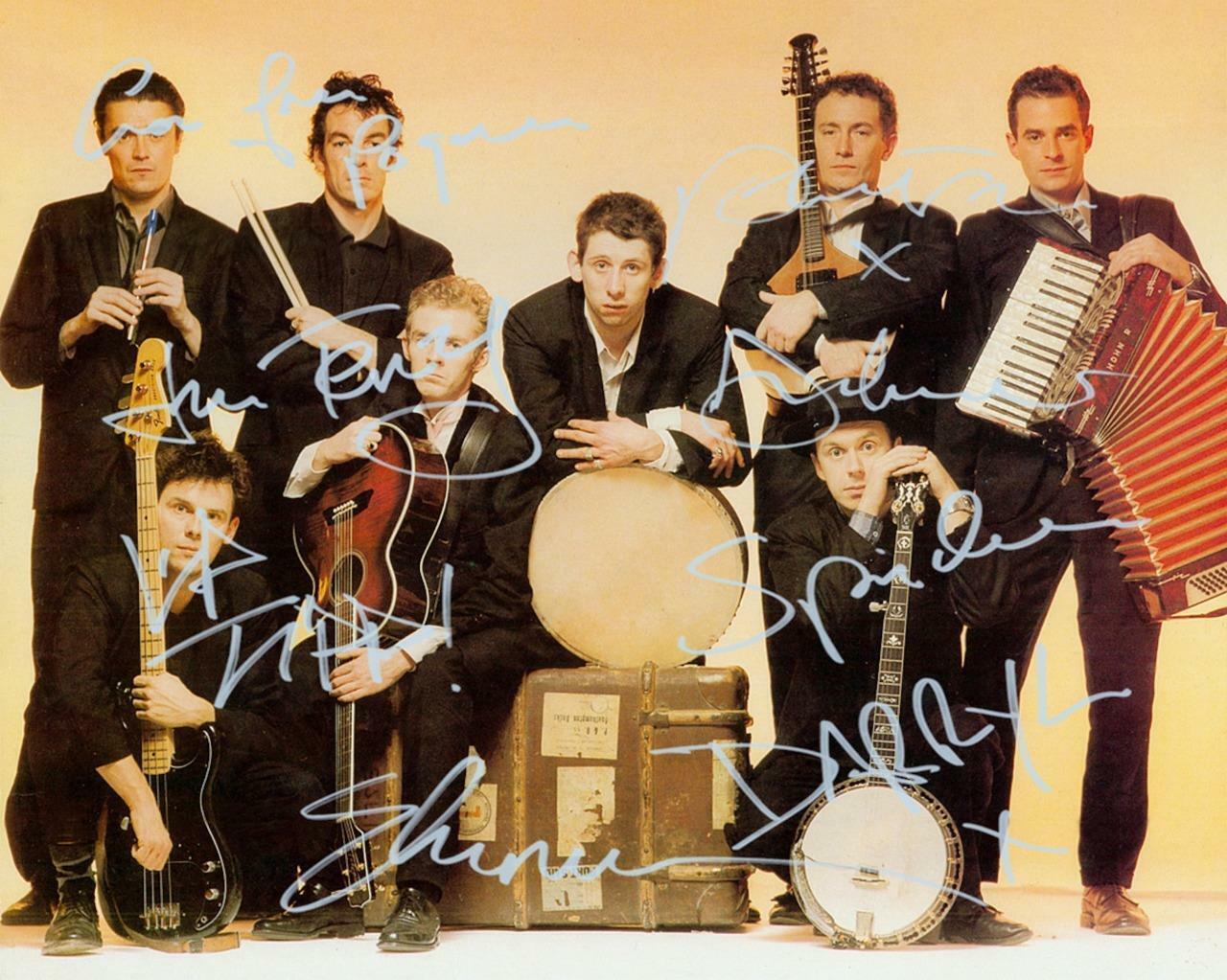 THE POGUES X8 SIGNED AUTOGRAPHED 10X8 REPRODUCTION Photo Poster painting PRINT SHANE MACGOWAN