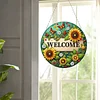 Welcome Sunflower Double Sided - 5D DIY Pendant