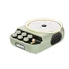 Retro Portable CD Player With Built-In 4000 mAh Battery and Bluetooth, CD, and TF Card Multi-Mode Playback