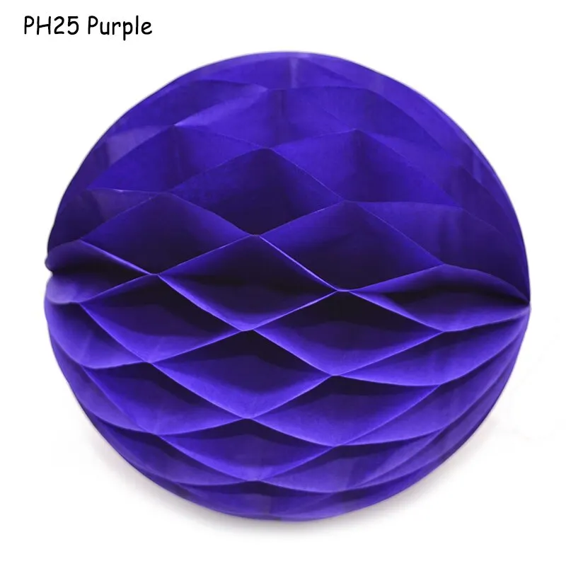 1Pcs 2 -12 Chinese Round Hanging Paper Honeycomb Flowers Balls Crafts Party Wedding Home DIY Decoration Paper Lantern Pompom
