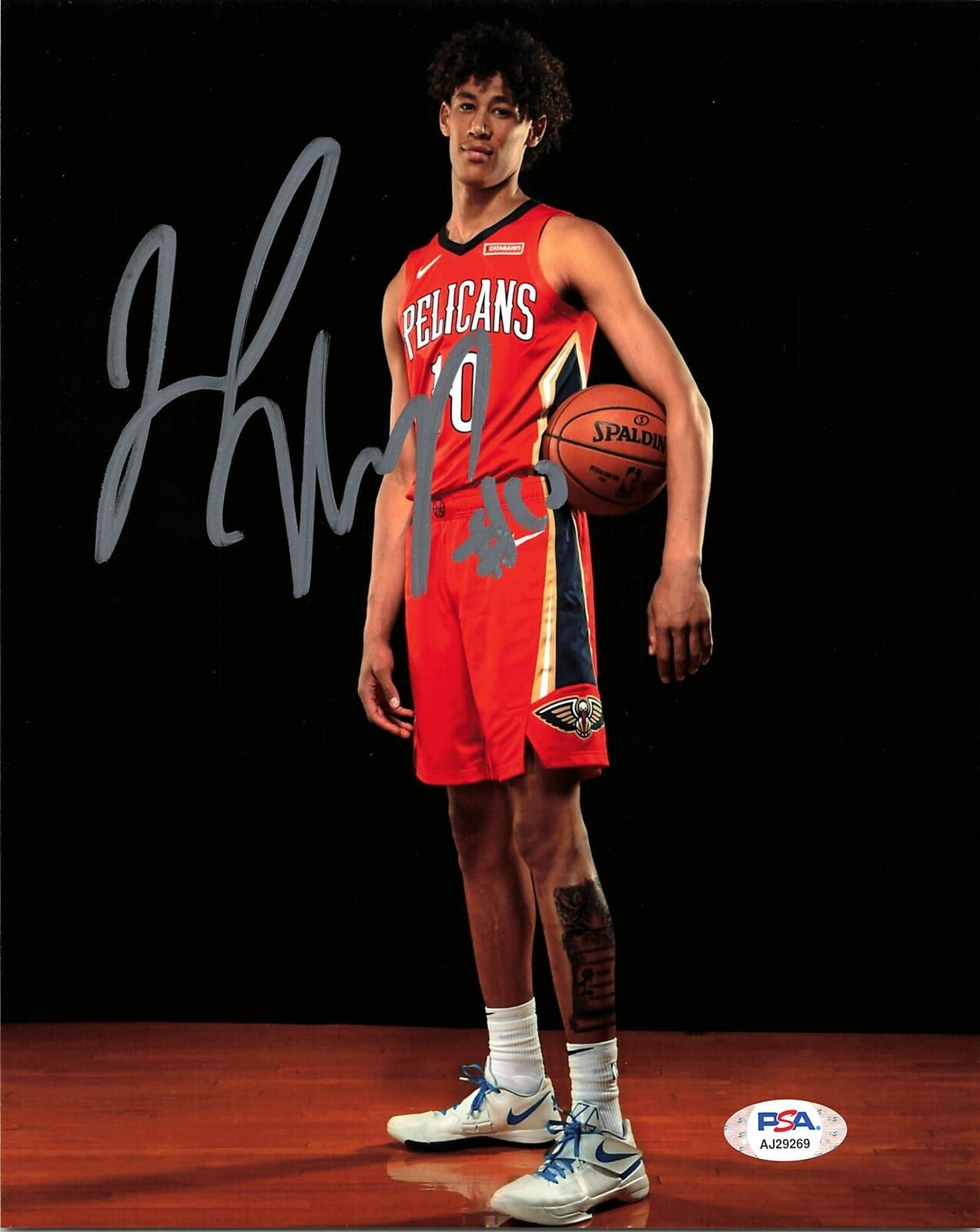 Jaxson Hayes Signed 8x10 Photo Poster painting PSA/DNA New Orleans Pelicans Autographed