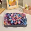 (US Local)Diamond Painting Storage Box DIY 5D Diamond Painting Jewelry Box (Pattern C)