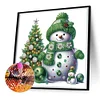 Diamond Painting-DIY Crystal Rhinestone Christmas Snowman