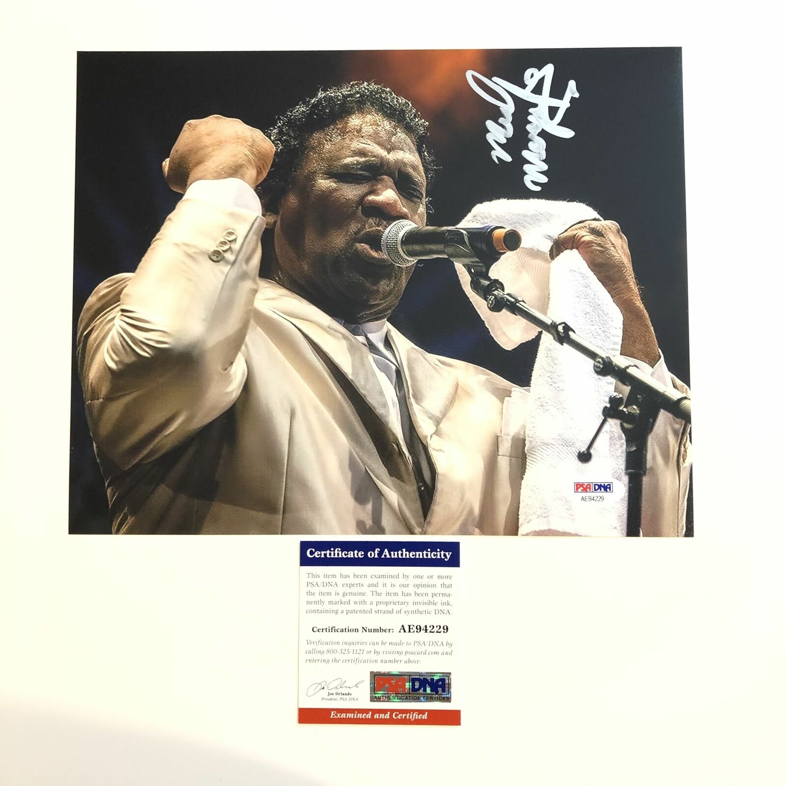 Mud Morganfield signed 8x10 Photo Poster painting PSA/DNA Autographed