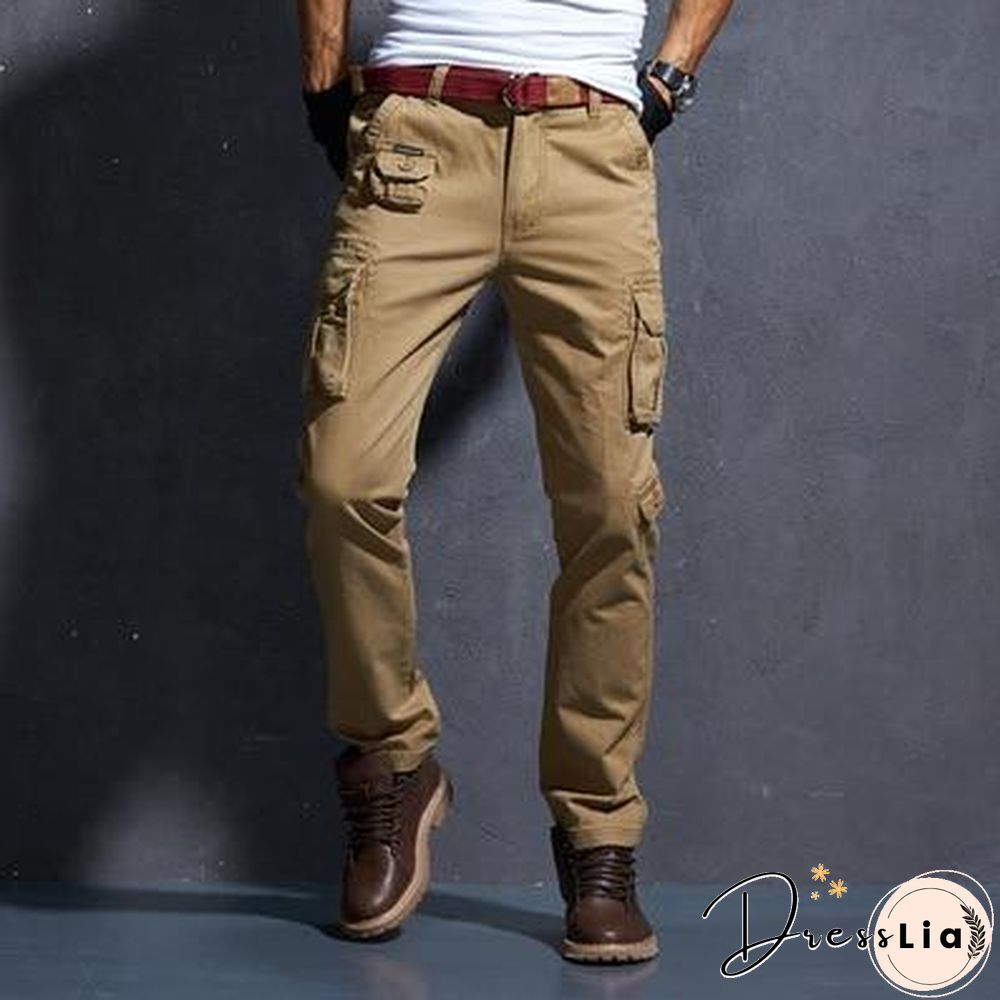 Men Casual Pants Military Tactical Pantalon Camouflage Homme Slim Fit Cargo Pants Homber Modis Black Uomo Trousers