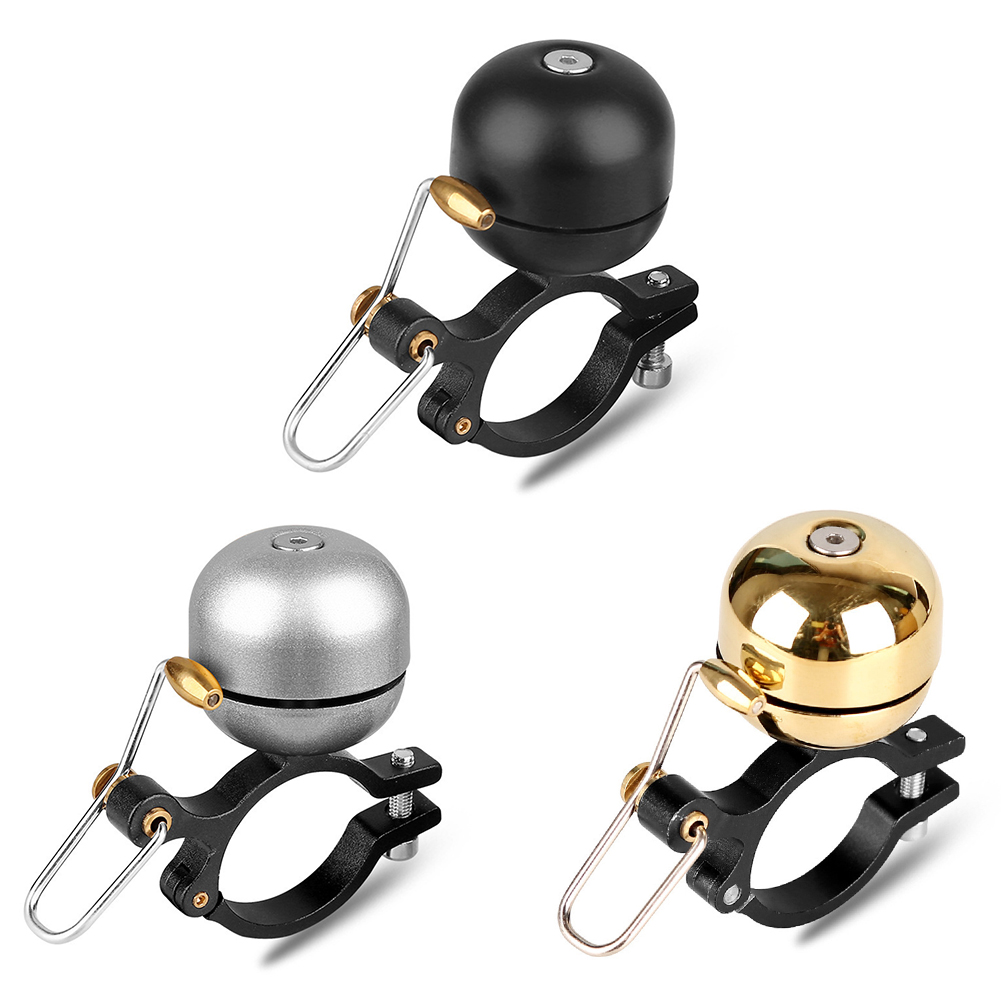 

Portable Mountain Bicycle Loud Retro Bell Ring Road Bike Handlebar Horn, Silver, 501 Original