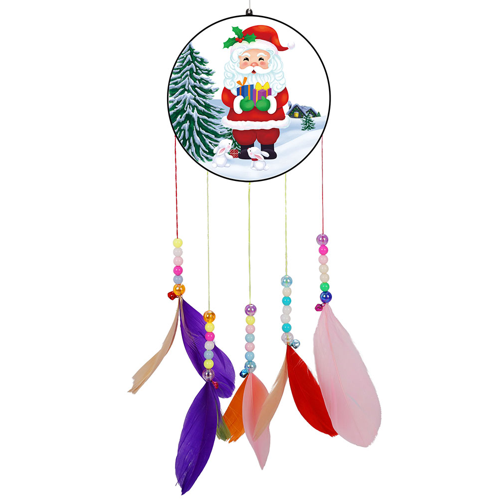 

Santa Claus Acrylic Lucky Wind Chime - 5D DIY Craft Pendant, 501 Original
