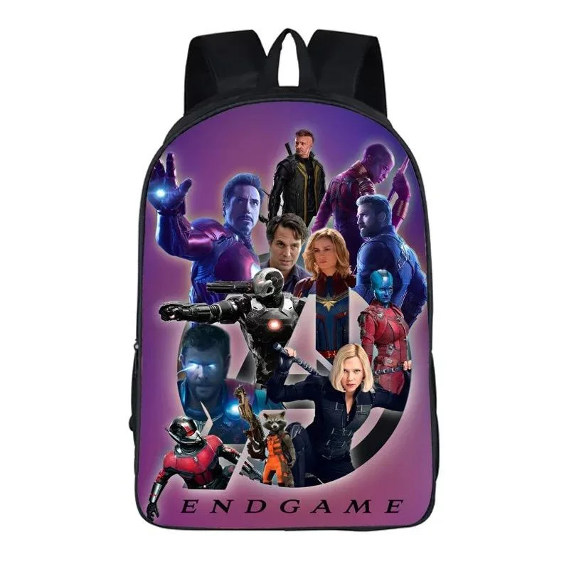 Buzzdaisy Avengers 4 Endgame Quantum Realm Backpack Bag School Sports