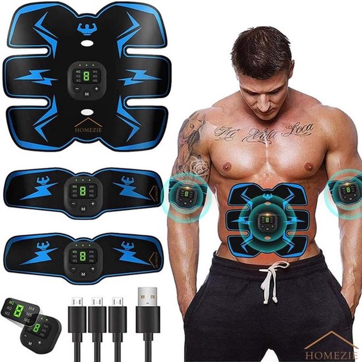 Tactical X Abs Stimulator for Women Men Core Strength Building Muscle ...