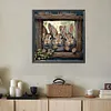 Out-Of-The-Frame Rabbit - Paint by Numbers Acrylic Painting 40*40cm(HOT)