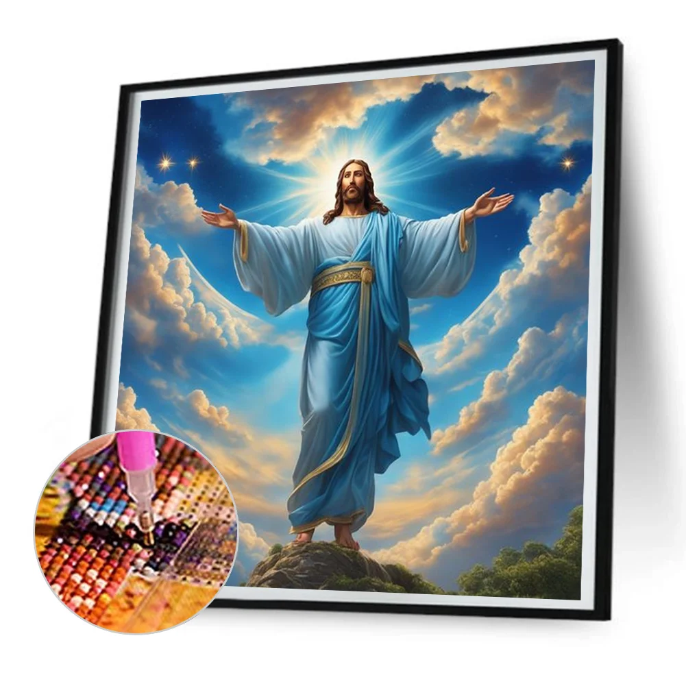 Diamond Painting - Full Round Drill - Jesus(Canvas|30*30cm)