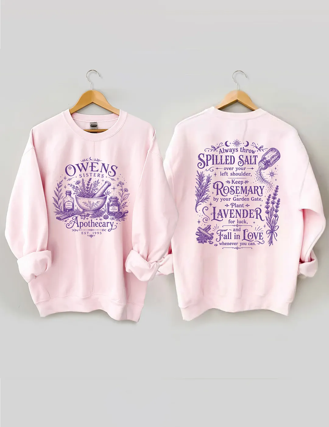 Magic Practical Owens Sisters Apothecary Sweatshirt